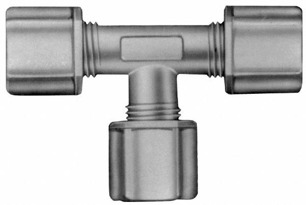 Made in USA Compression Tube Union: 7/16-20, Compression x Compression - Polypropylene, NSF Listed | Part #0625.044