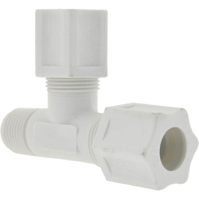 Made in USA Compression Tube Male Run Tee: - Polypropylene | Part #0630.065