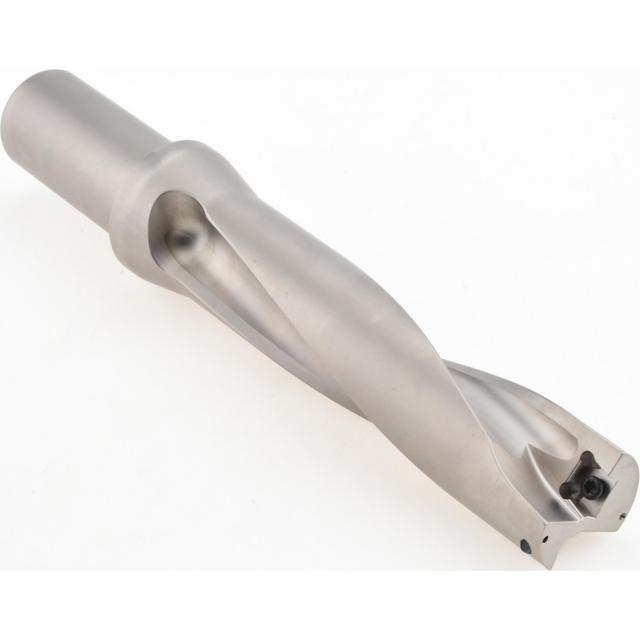 Hertel Indexable Insert Drill: HID-1.625-D4-1.500, 1.6740" Max Dia, 6.5000" Max Depth, 4xD, 1.5000" Shank Dia - Straight-Cylindrical Shank