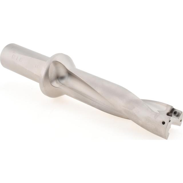 Hertel Indexable Insert Drill: HID-1.250-D4-1.250, 1.2880" Max Dia, 5.0000" Max Depth, 4xD, 1.2500" Shank Dia - Straight-Cylindrical Shank