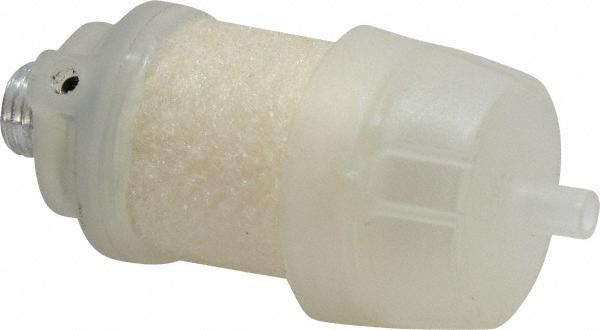 Jupiter Pneumatics Pneumatic Reclassifier Muffler: 1/4" Male NPT, 160 CFM - Aluminum, 3-1/8" OAL, 1-5/8" OAW | Part #4415001460JP