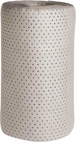 PRO-SAFE Sorbent Roll: For Universal Use, 30" Wide, 150' Long, 70 gal, Gray - Polypropylene, 3/8" Thick | Part #UQR150-FF-IND