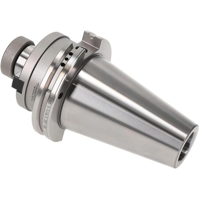 Accupro High Performance Toolholding Collet Chuck: 0.0190 to 0.3930" Capacity, ER16 Collet, Dual Contact Taper Shank - 6.0000" Projection, 0.0002"