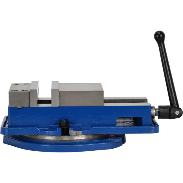 Interstate Machine Vise: Single-Station, 6.00" Jaw Width, 6" Jaw Opening, Swivel Base, Precision - 1.5000" Jaw Height, 12.5900" Base Length
