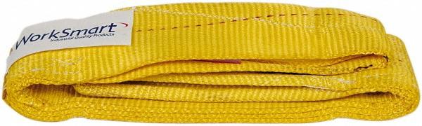 Value Collection Flat Eye & Eye, Type 3 Web Sling: 3' Long, 17200 lb Vertical Capacity, Polyester - 6900 lb Choker Capacity | Part #WS-MH-SLNG1-145