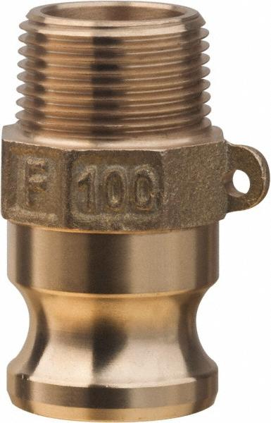WorkSmart | Value Collection Cam & Groove Coupling: 3" - Part F, Brass, 500 psi Max | Part #WS-HF-CAM-104