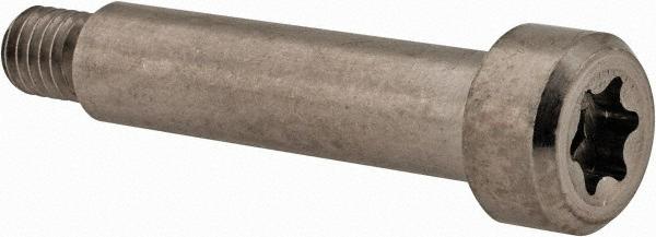 Made in USA Shoulder Screw: 1/4" Shoulder Dia, 1" Shoulder Length, #10-32, 18-8 & 300, Stainless Steel, Torx - 3/8" Head Dia | Part #SCTX375-20