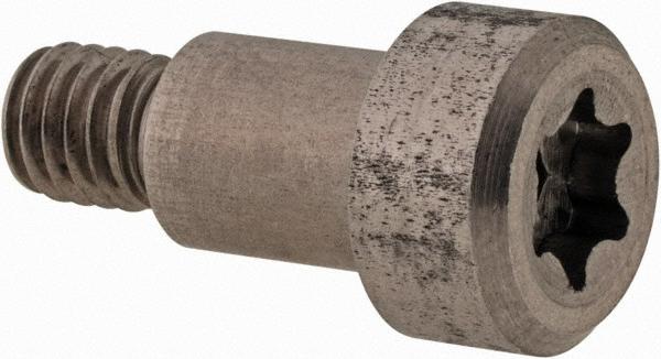 Made in USA Shoulder Screw: 1/4" Shoulder Dia, 5/16" Shoulder Length, #10-32, 416 Stainless Steel, Torx - 3/8" Head Dia | Part #SCTX375-416-15