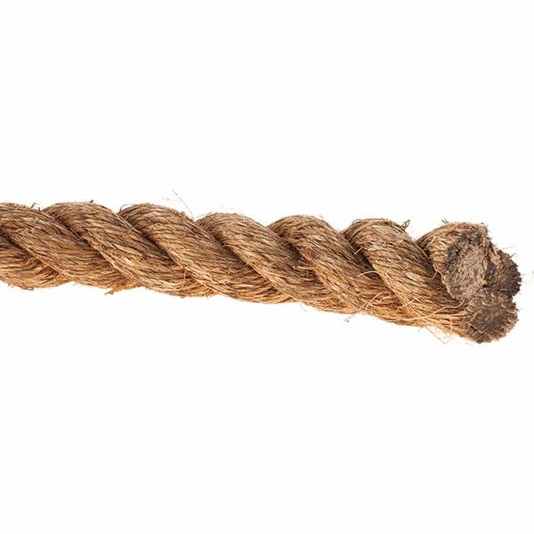 Value Collection Manila Rope, Priced as 1' Increments, 200' Total Coil - 2" Dia, 3,487 Lb Capacity | 200-Pack | Part #WS-MH-FIBR-017