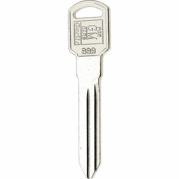 Value Collection GM Nickel Key Blank - Nickel | 50-Pack