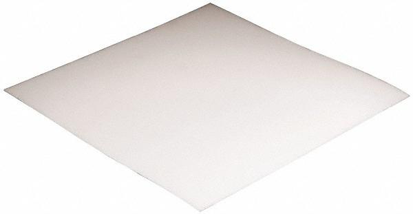 Made in USA Plastic Sheet: LDPE, 3/4" Thick, 12" Wide, 2' Long, White | Part #5511902