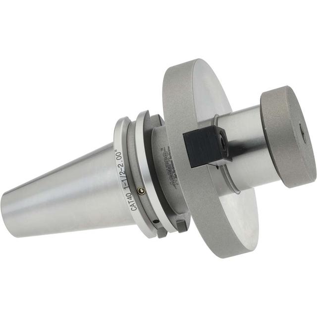 Accupro High Performance Toolholding Shell Mill Holder: CAT40, Taper Shank - Through-Spindle & DIN Flange | Part #775436