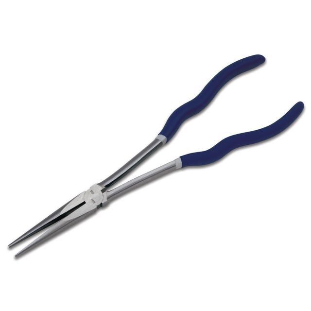 Williams Long Nose Pliers: Pliers Type: Needle Nose Pliers; Type: Needle Nose, Long Reach Straight; Jaw Texture: Smooth; Jaw Length (Inch): 2-13/16