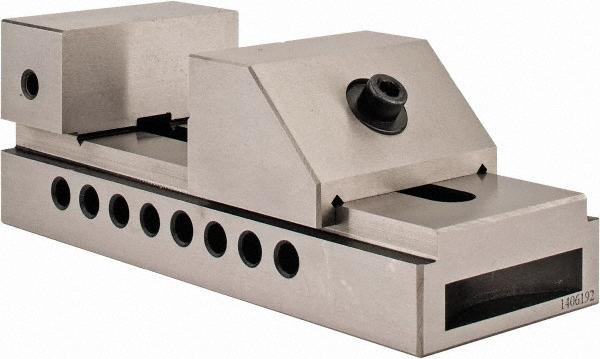 Interstate | Value Collection 2-7/8" Jaw Width, 4" Jaw Opening Capacity, 1-3/8" Jaw Height, Toolmaker's Vise - Flat Jaw, 0.005mm Parallelism