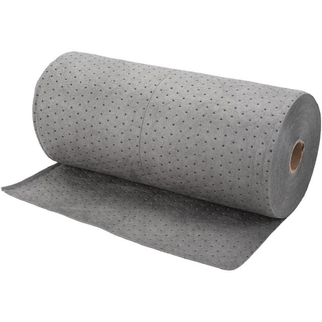 PRO-SAFE Sorbent Roll: For Universal Use, 30" Wide, 150' Long, 48 gal, Gray - Polypropylene | Part #UQER150-P