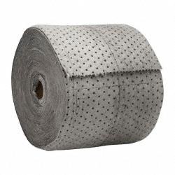 PRO-SAFE Sorbent Roll: For Universal Use, 15" Wide, 150' Long, 30 gal, Gray - Polypropylene | Part #UQ150S-SM-1