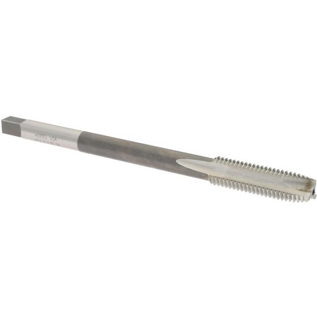 Hertel Extension Tap: M12 x 1.75, 3 Flutes, D6, High Speed Steel, Spiral Point - Plug, 6" OAL, 6H Class of Fit | Part #G837684