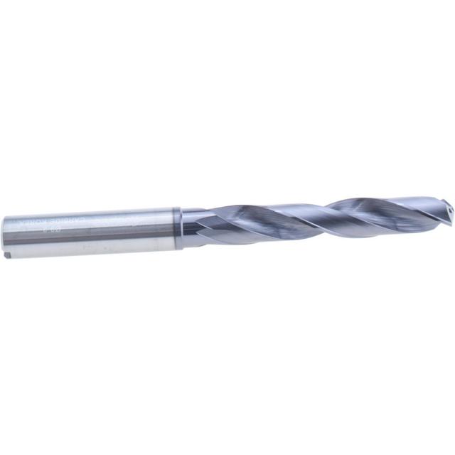 Accupro High Performance Holemaking Jobber Length Drill Bit: 9.20 mm (0.3622) Dia, 140 deg, Solid Carbide - TiAlN Finish, 103.00 mm OAL, Right Hand