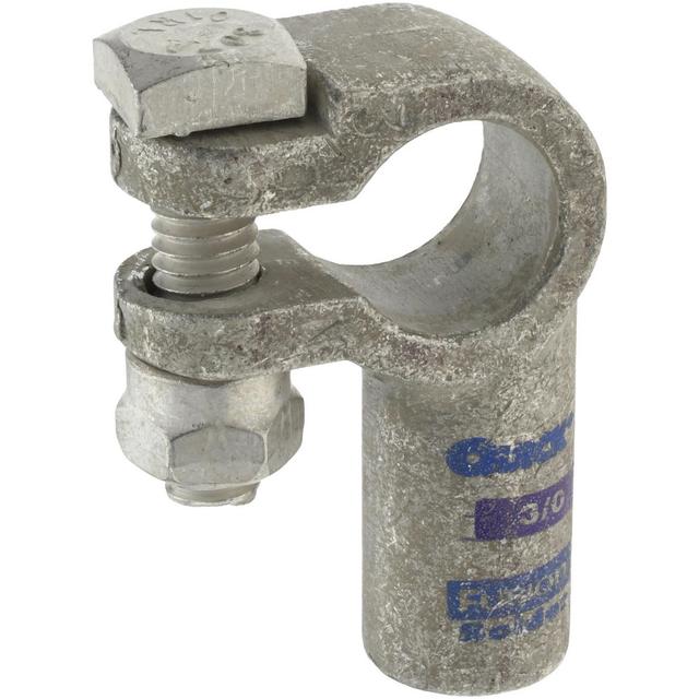 Made in USA Automotive Battery 3/0 Left Elbow Terminal - Negative Polarity