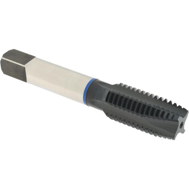 Accupro High Performance Threading Spiral Point Tap: 3/4-10 UNC, 4 Flutes, Plug Chamfer, 2B/3B Class of Fit, Vanadium High Speed Steel, Oxide Coated