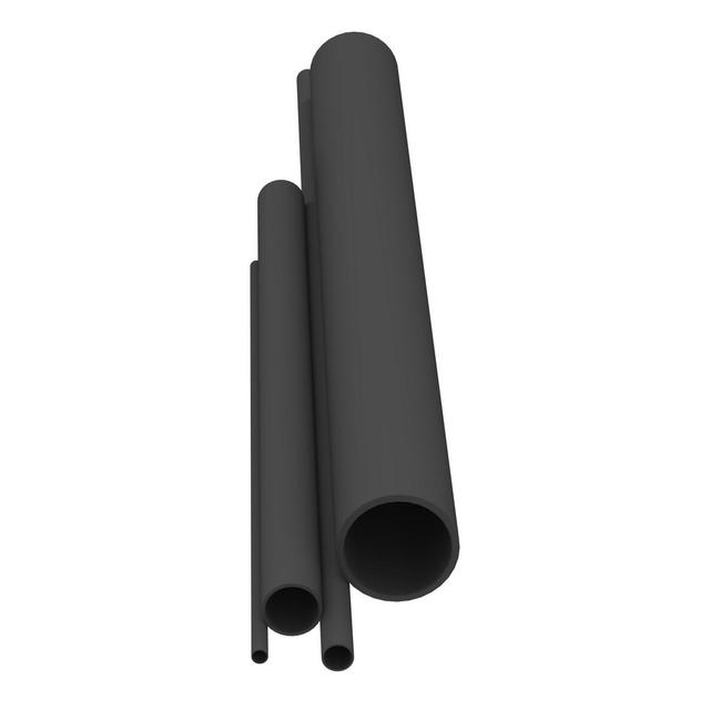 Made in USA Plastic Round Tube: 1/4" ID, 0.624" OD, Tan-Brown, Canvas Phenolic Laminate (C/CE) | Part #FBGT.250.625N