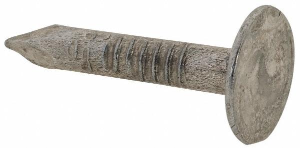 Value Collection 11 Gauge, 3/4" OAL Roofing Nails - Ring Shank, Grade 2 Steel, Galvanized Finish | Part #34EGRFG5