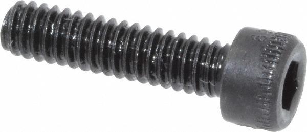 Made in USA | Value Collection Hex Socket Cap Screw: #5-40, 1/2" Length Under Head, Alloy Steel, Black Oxide Finish - Fully Threaded, ASME B18.3 &