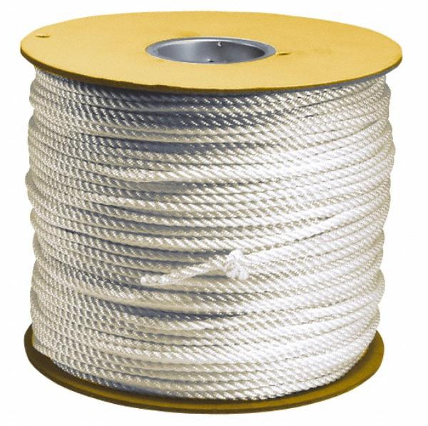 Value Collection 50' Max Length Polyester Solid Braid Rope - 1/4" Dia, 162 Lb Capacity | Part #WS-MH-FIBR-100