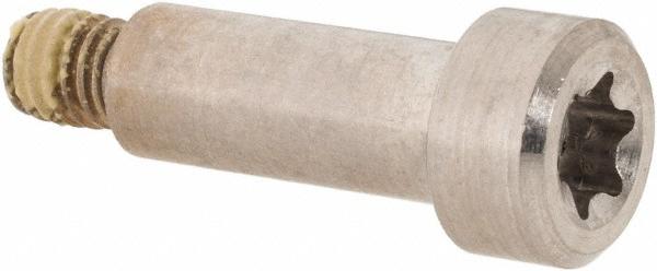Made in USA Shoulder Screw: 1/4" Shoulder Dia, 5/8" Shoulder Length, #10-32, 300 Stainless Steel, Torx - 3/8" Head Dia | 5-Pack