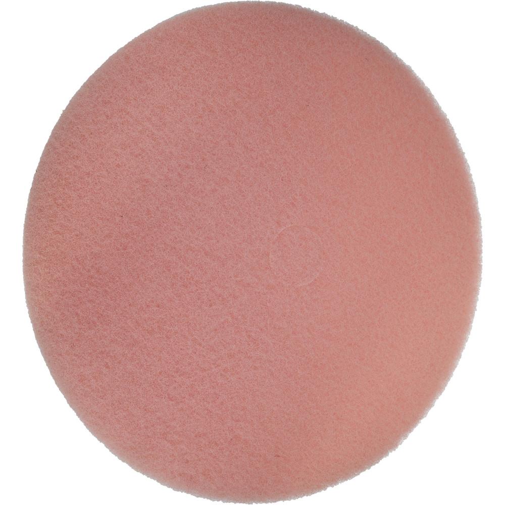 PRO-SOURCE Floor Polishing Pad: Non-Abrasive - Polyester, Pink | Part #PS-403456