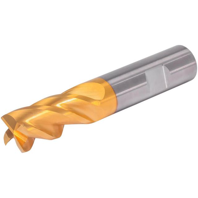 Kennametal | GOmill PRO Corner Radius End Mill: 3/4" Dia, 1" LOC, 0.1200" Radius, 4 Flute, Solid Carbide - 5-1/4" OAL, 3/4" Shank Dia, 37 & 38 deg