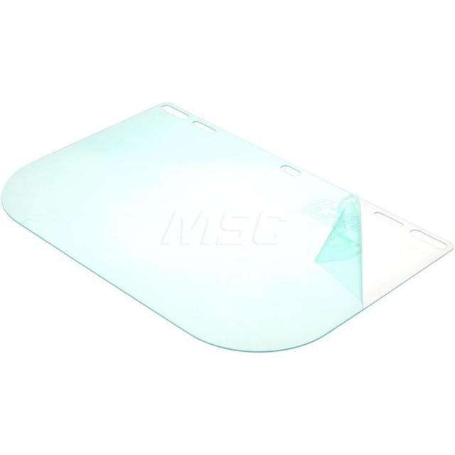 PRO-SAFE Face Shield Windows & Screens: Replacement Window, Clear, 8" High, 0.04" Thick - 8" High x 12-1/2" Wide x 0.04" Thick | Part #SO804-FS