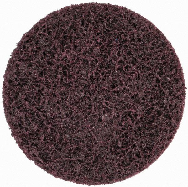Brite Star | Tru-Maxx Quick-Change Disc: Type R, 2" Dia, Aluminum Oxide, Non-Woven - Maroon, 20000 RPM, Series RC | 50-Pack | Part #66261132866