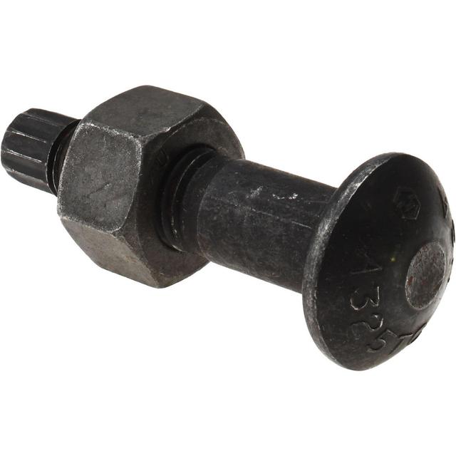 Value Collection 1-8 Thread, 3-1/2" Length Under Head, 1-7/8" Head Dia, Tension Control Bolt - Grade A325 Steel, Uncoated | Part #A3TD1000350CP