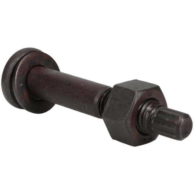 Made in USA | Value Collection 3/4-10 Thread, 4" Length Under Head, 1-3/8" Head Dia, Tension Control Bolt - Grade A-490 Steel, Uncoated