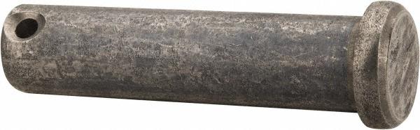 Made in USA | Value Collection 5/8" Pin Dia, 2-1/2" OAL, Standard Clevis Pin - 5/32" Hole, 2-11/32" Usable Length, Uncoated Stainless Steel