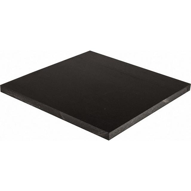 Value Collection Plastic Sheet: POM, 1/2" Thick, 24" Wide, 4' Long, Black, 9700 psi Tensile Strength - 120 HRR | Part #PLFLR2224919