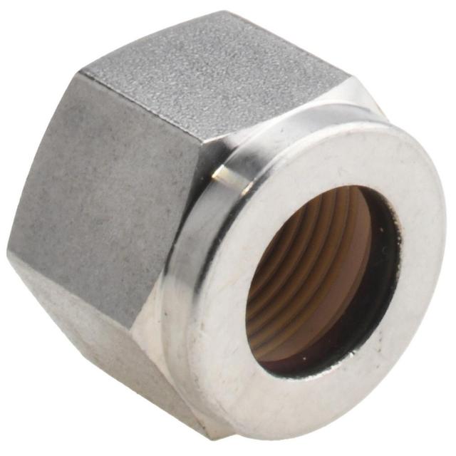 Value Collection Compression Tube Nut: 1/2" Tube OD, FNPT - 316 Stainless Steel, ASTM A182, ASTM A213, ASTM A269, ASTM A276, ASTM A479, DIN EN10122-5
