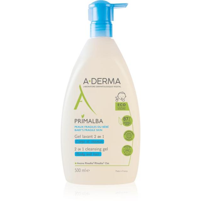 A-Derma Primalba Baby cleansing gel for body and hair for children 500 ml