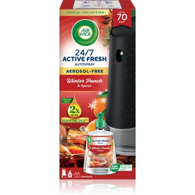 Air Wick Active Fresh Winter Punch & Spices automatic air freshener and refill 228 ml