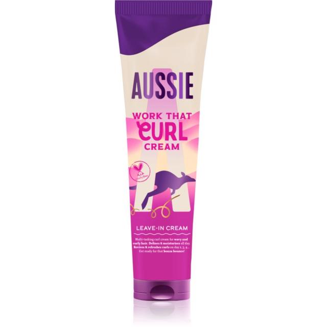 Aussie Bouncy Curls Work That Curl leave-in cream for wavy and curly hair 160 ml