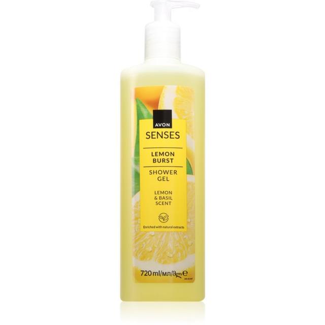 Avon Senses Lemon Burst refreshing shower gel 720 ml