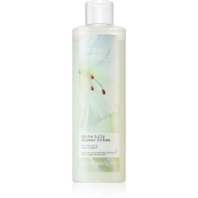 Avon Senses White Lily & Musk invigorating body wash 250 ml