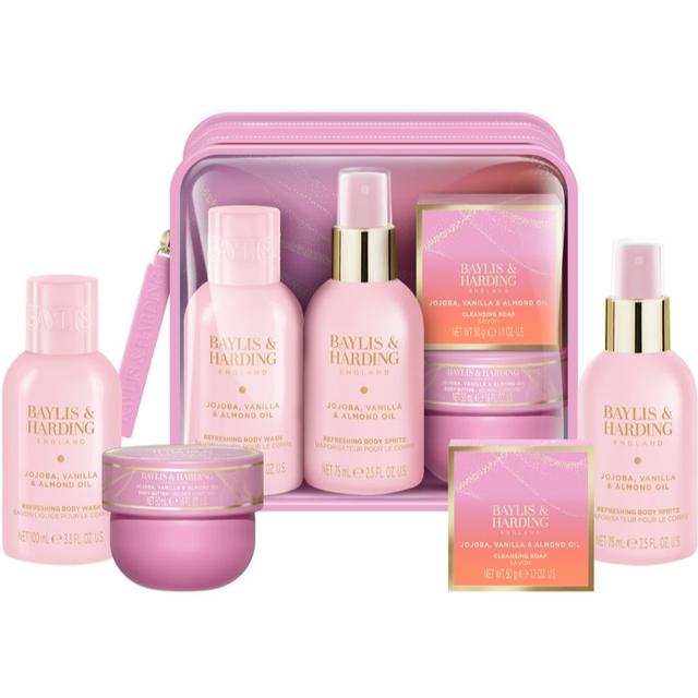 Baylis & Harding Jojoba, Vanilla & Almond Oil gift set for travelling