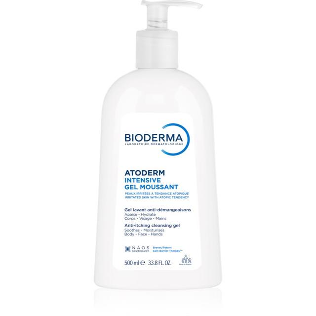 Bioderma Atoderm Intensive Gel Moussant nourishing foaming gel for very dry sensitive and atopic skin 500 ml
