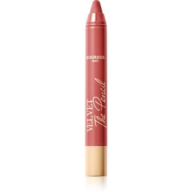 Bourjois Velvet the Pencil stick lipstick with matt effect shade 04 Less is Brown 1,8 g