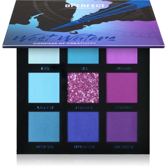 BPerfect Compass of Creativity eyeshadow palette shade West Waters 110 g