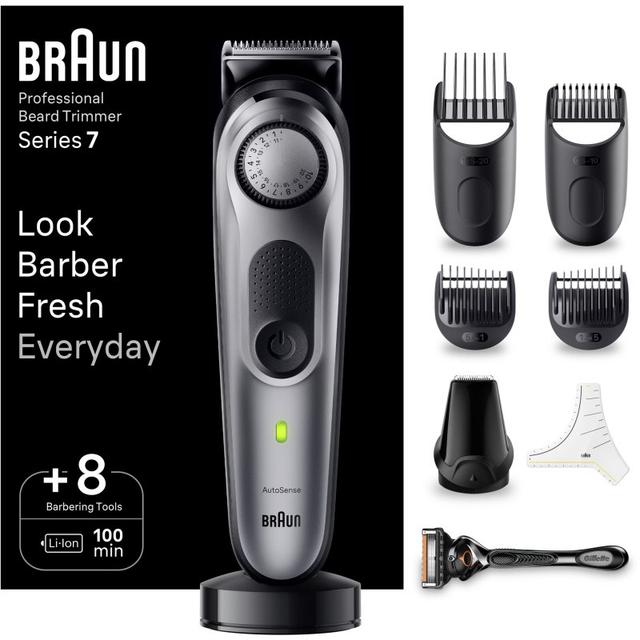 Braun Series 7 BT7420 beard trimmer + products for barbers 1 pc