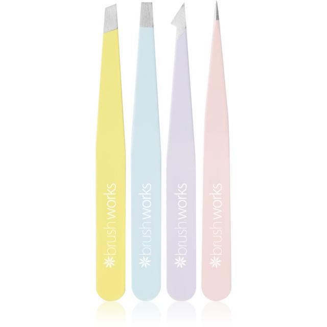 Brushworks Tweezer Set Mixed set of tweezers