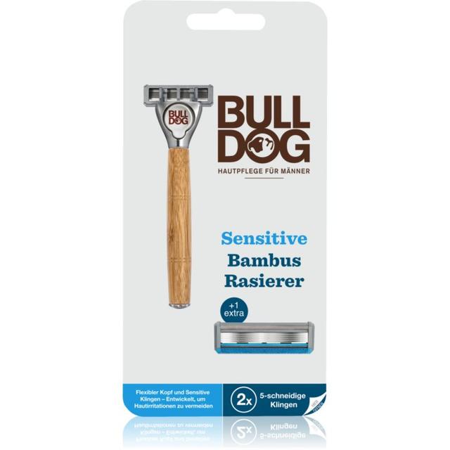 Bulldog Sensitive Bamboo Razor and Spare razor + replacement head